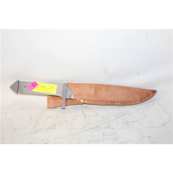 BLADE FOR HOBBY KNIFE MAKING WITH LEATHER SHEATH