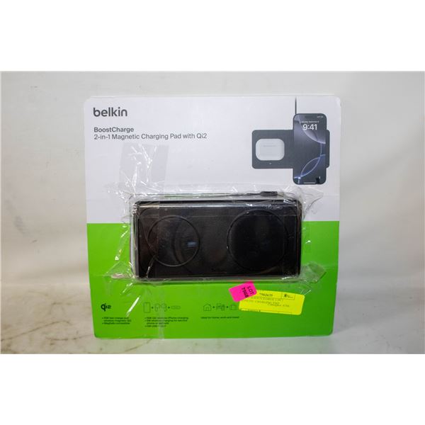 BELKIN BOOSTCHARGE 2 IN 1 MAGNETIC CHARGING PAD