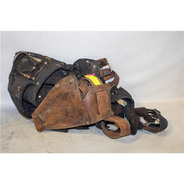 KUNNYS TOOL BELT FRAMERS RIG W/DRILL HOLSTER