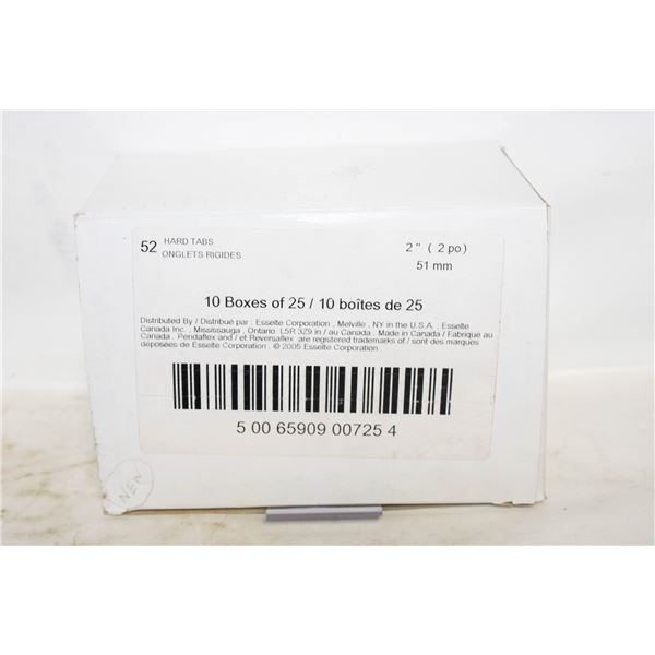 NEW BOX 2 INCH 250 PANDAXFLEX CLEAR