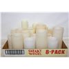 Image 1 : FLAT FLAMELESS CANDLES VARIOUS SIZES