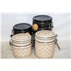 Image 1 : 4 KITCHEN CANISTERS