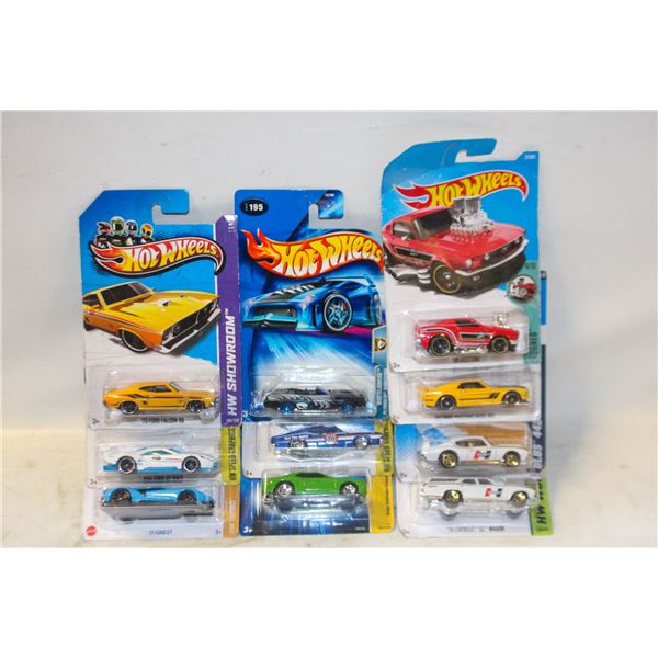 LOT OF 10 HOT WHEELS MUSCLE