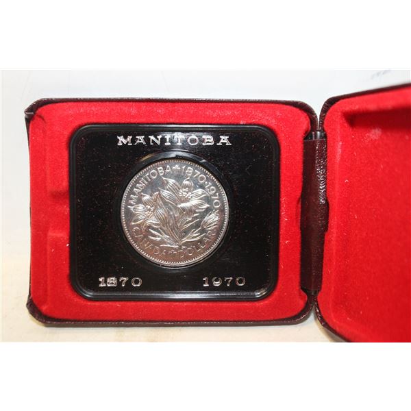 1970 MANITOBA DOLLAR IN CASE