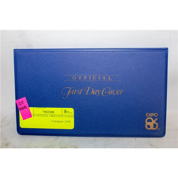 EXPO 86 OFFICIAL FIRST DAY COVER