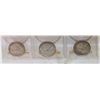 Image 1 : 3- 1967 CANADIAN SILVER QUARTERS