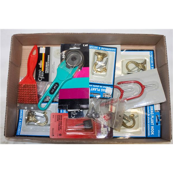 FLAT NEW MISC, STORAGE HOOKS CUTTING