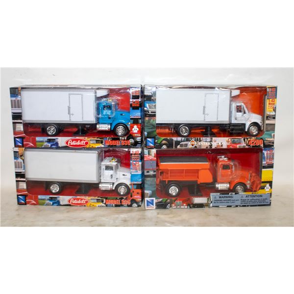 LOT OF 4 DIECAST WORK TRUCKS