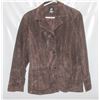 Image 1 : LADY HATHAWAY SUEDE LEATHER JACKET, SZ LARGE