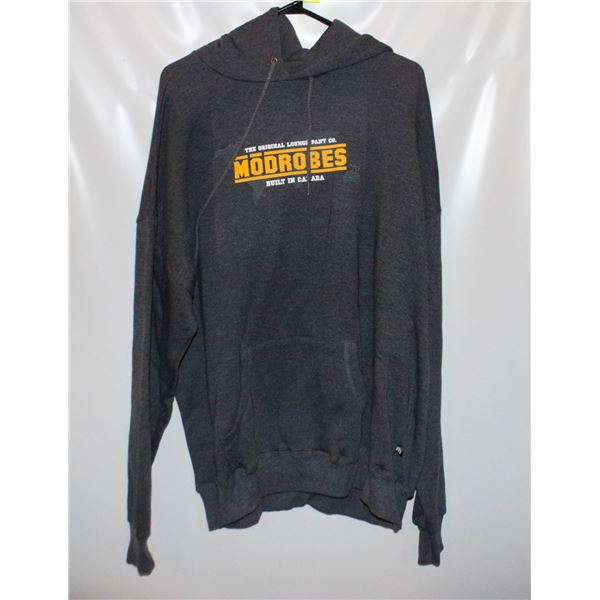 MENS SIZE XL PULL-OVER DARK GREY HOODIE