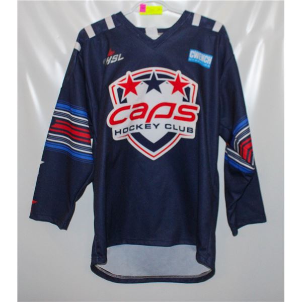 MULLEN CAPS HOCKEY CLUB JERSEY BOYS SIZE XL