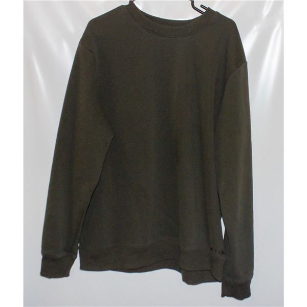 MENS BENCH SWEATER SHIRT XL GREEN