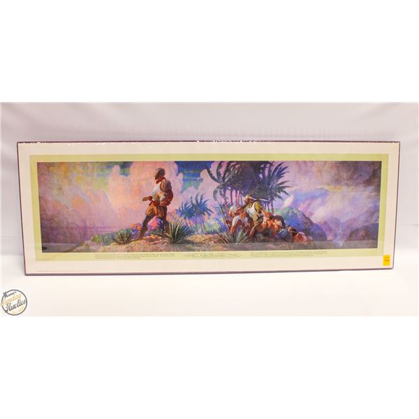 THE DISCOVERER PRINT 11.75" X 33.5"