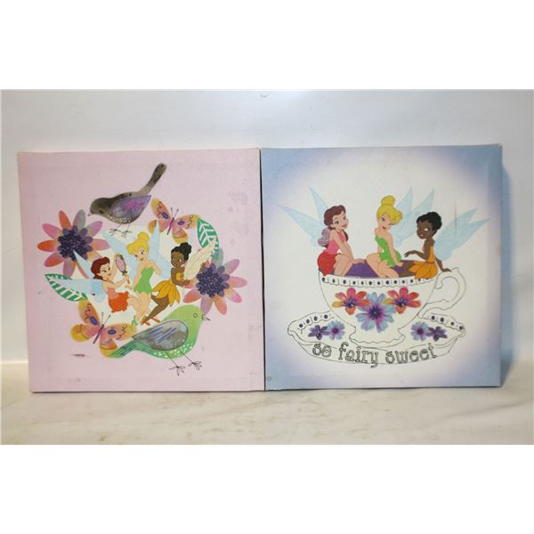 2 DISNEY CANVAS PRINTS