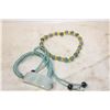 Image 1 : #136-NATURAL JADE JADEITE DONUT & BEAD BRACELET