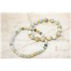 Image 1 : #128-NATURAL JADE JADEITE BEAD BRACELET