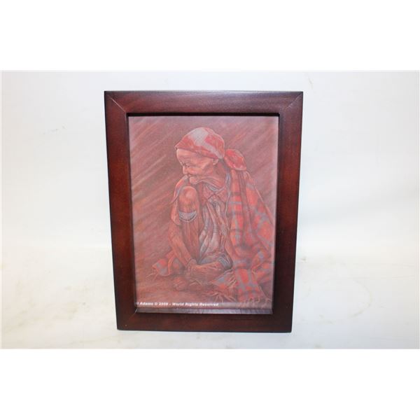 FRAMED PRINT GAIL ADAMS