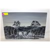 Image 1 : 1971 OIL ON BOARD VILLAGE SCENE PICTURE