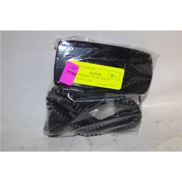 BLACKBERRY VISOR MOUNT SPEAKERPHONE