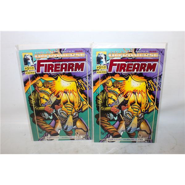 2 FIRE ARM COMICS