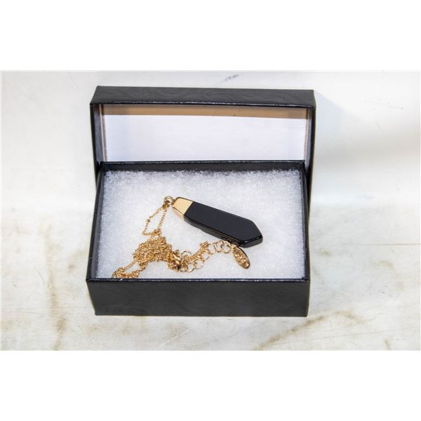 STRENGTH ONYX GEMSTONE NECKLACE BY