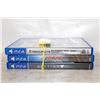 Image 1 : PLAYSTATION 4 GAME LOT X3  RAINBOWX SIEGE,