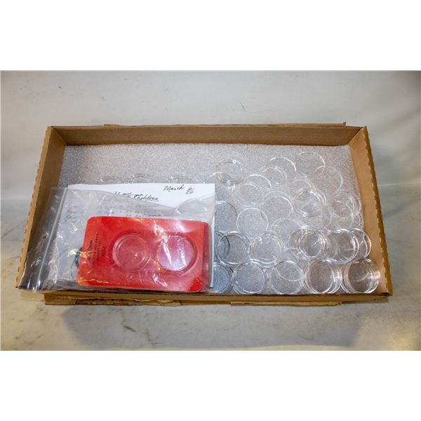 84 32 MM HARD PLASTIC HOLDERS