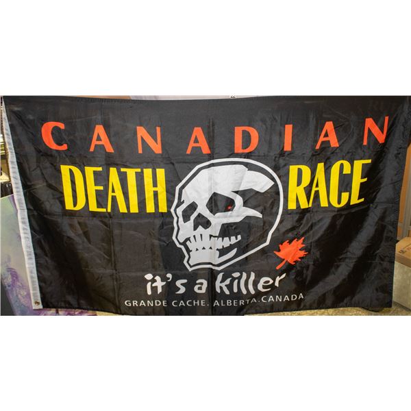 FLAG FOR THE CANADIAN DEATH RACE,