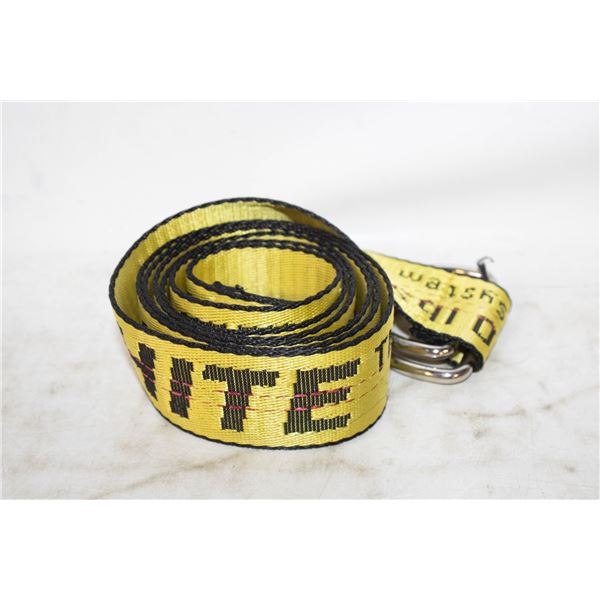OFF-WHITE YELLOW INDUSTRIAL BELT