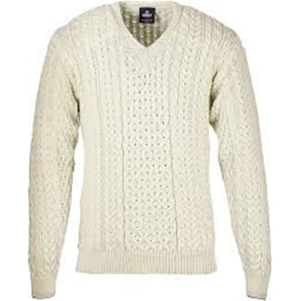 NEW MENS KERSH MERINO SWEATER XS WHITE