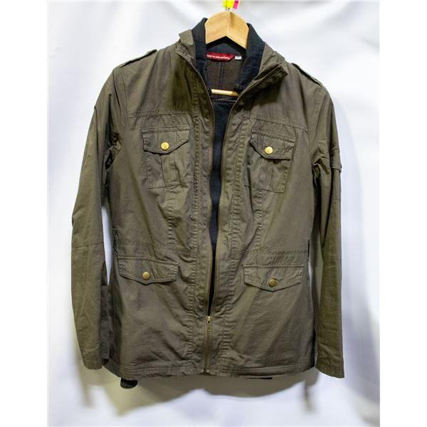 LADIES MED NITROSTREET GREEN SPRING JACKET
