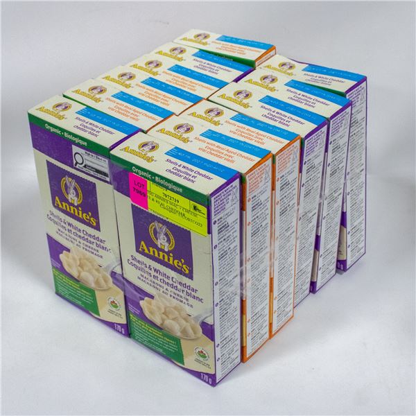 12 X 170G ANNIES MAC + CHEESE WHITE & REAL CHEDDAR