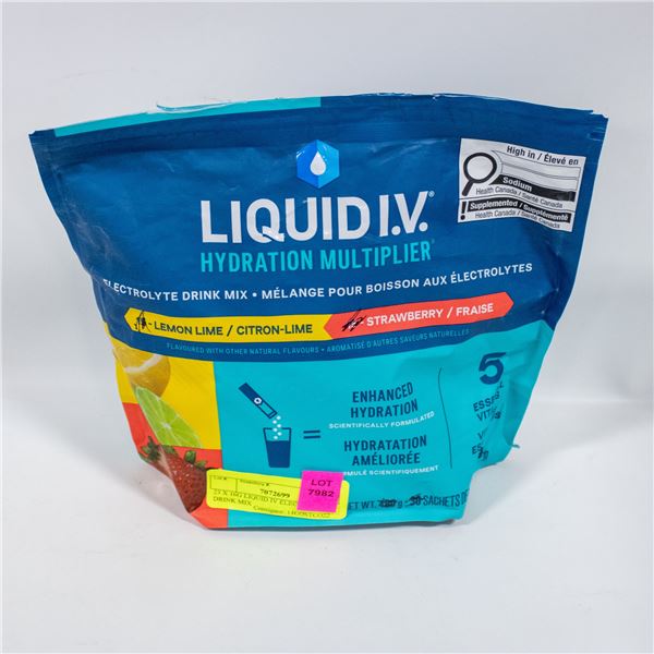 23 X 16G LIQUID IV ELECTROLYTE DRINK MIX