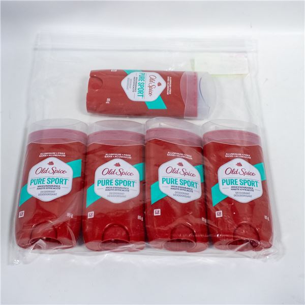 REPACKED 5 X 85G OLD SPICE DEODORANT PURE SPORT