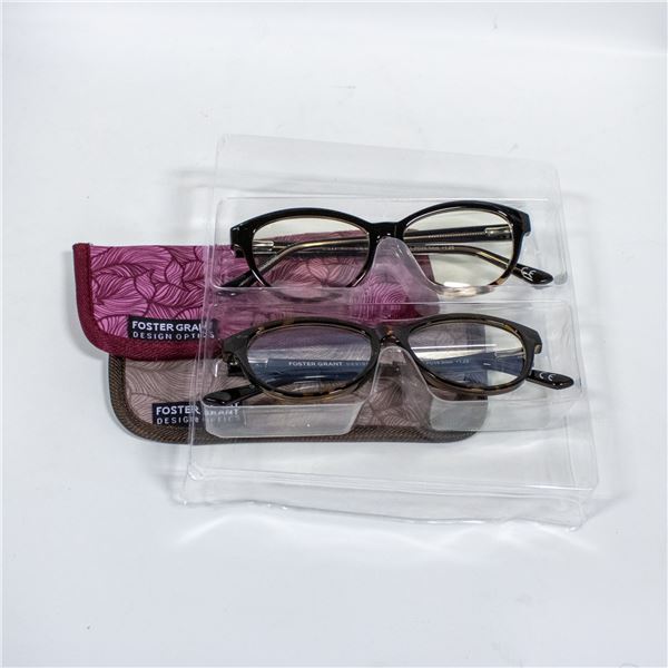 REPACKED 2PK FOSTER GRANT +1.25 READING GLASSES