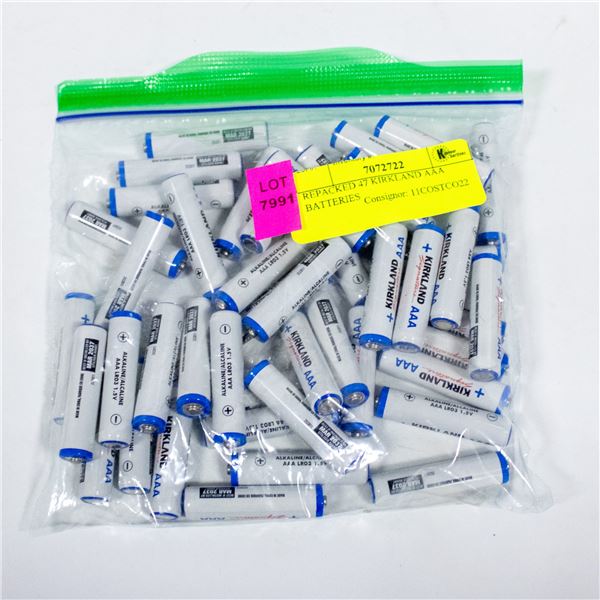 REPACKED 47 KIRKLAND AAA BATTERIES