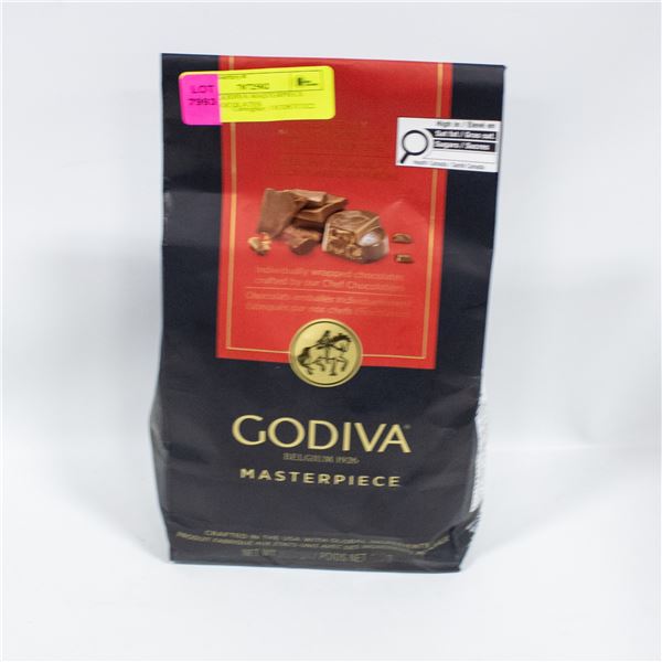BAG OF GODIVA MASTERPIECE MILK CHOCOLATES