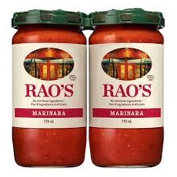 2 X 770ML RAOS MARINARA SAUCE