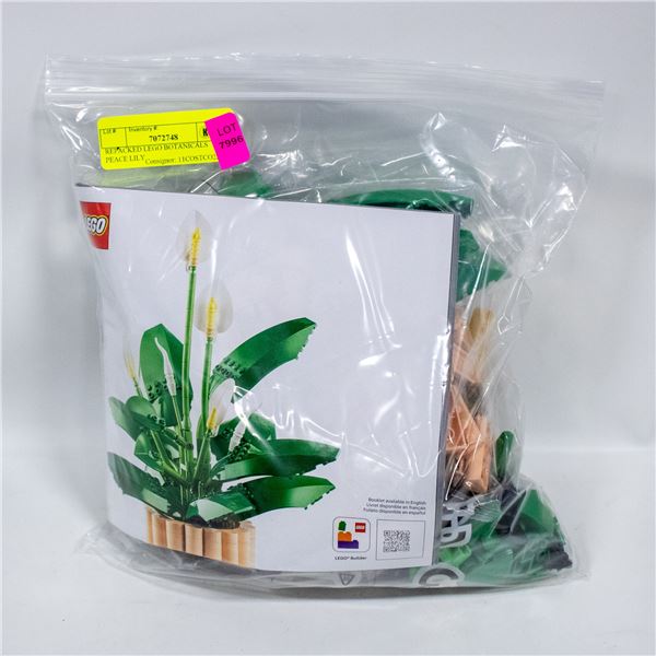 REPACKED LEGO BOTANICALS PEACE LILY
