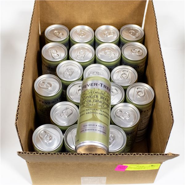REBOXED 22 X 250ML FEVER-TREE PREMIUM GINGER BEER