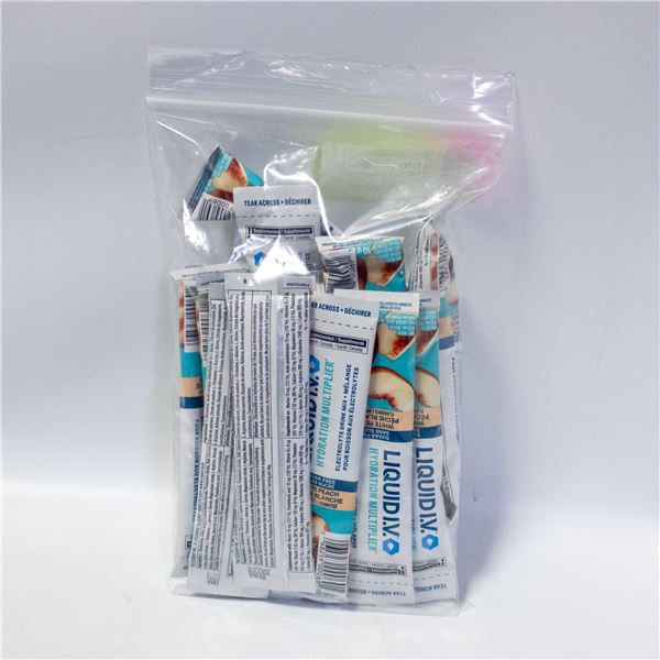 REPACKED 19 X 10G LIQUID IV ELECTROLYTE DRINK MIX