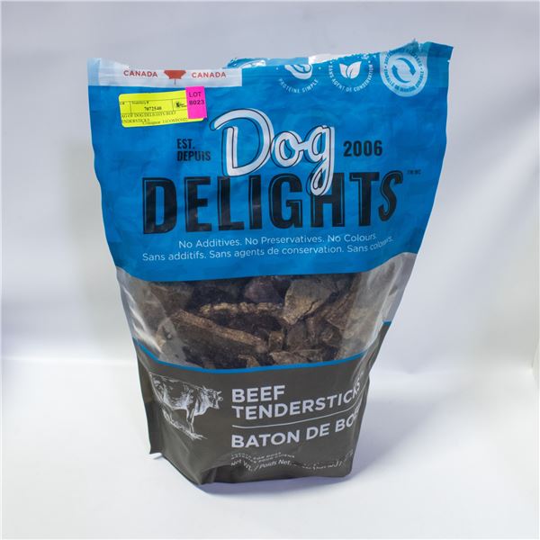 BAG OF DOG DELIGHTS BEEF TENDERSTICKS