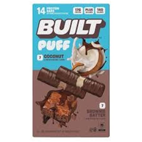 14 X 40G BUILT PROTEIN BARS VARIETY PACK