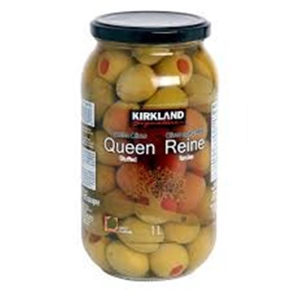 1L KIRKLAND SPANISH OLIVES QUEEN STUFFED