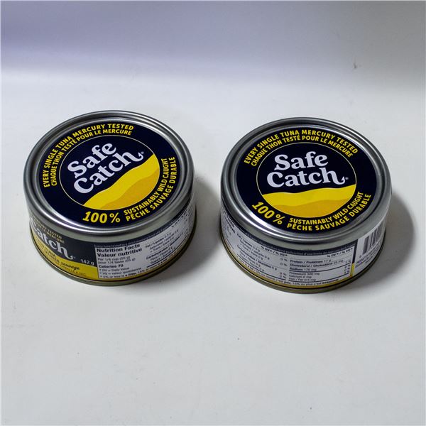 REPACKED 2 X 142G SAFE CATCH YELLOWFIN TUNA
