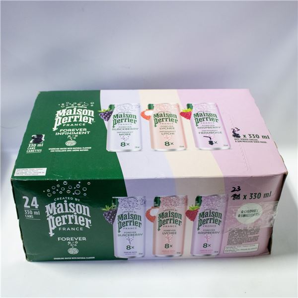 23 X 330ML MAISON PERRIER FRANCE SPARKLING WATER