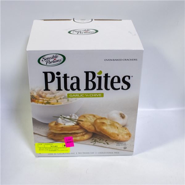 283.5G SENSIBLE PORTIONS PITA BITES GARLIC N CHIVE