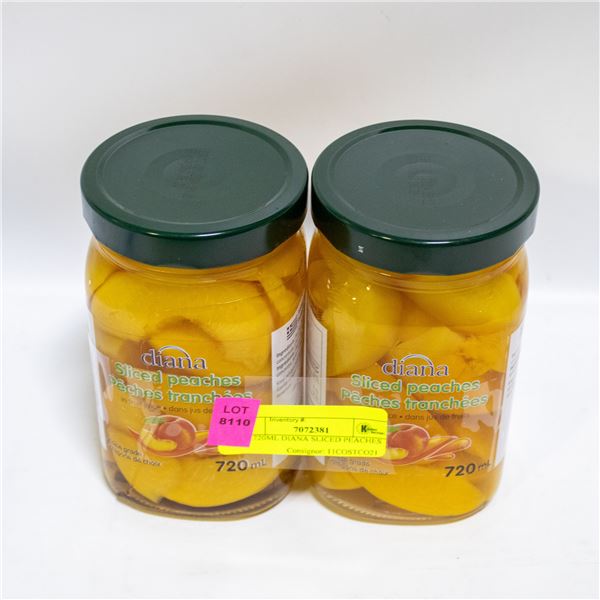 2 X 720ML DIANA SLICED PEACHES