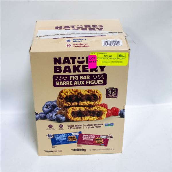 BOX OF 23 X 57G NATURES BAKERY FIG BAR
