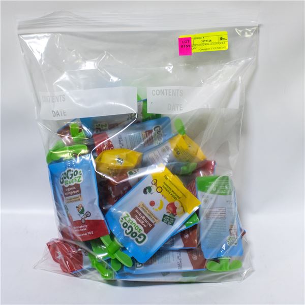 REPACKED 28 X 90G GOGO SQEEZ ORGANIC